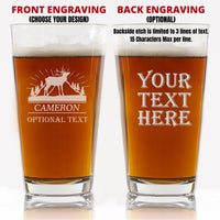 Thumbnail for Personalized Hunters Beer Glass