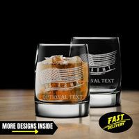 Thumbnail for Personalized Engraved Whiskey Glass | 12 oz Old Fashioned Glass