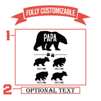 Thumbnail for Papa Bear with 4 Cubs Beer Glass