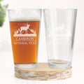 Personalized Hunters Beer Glass