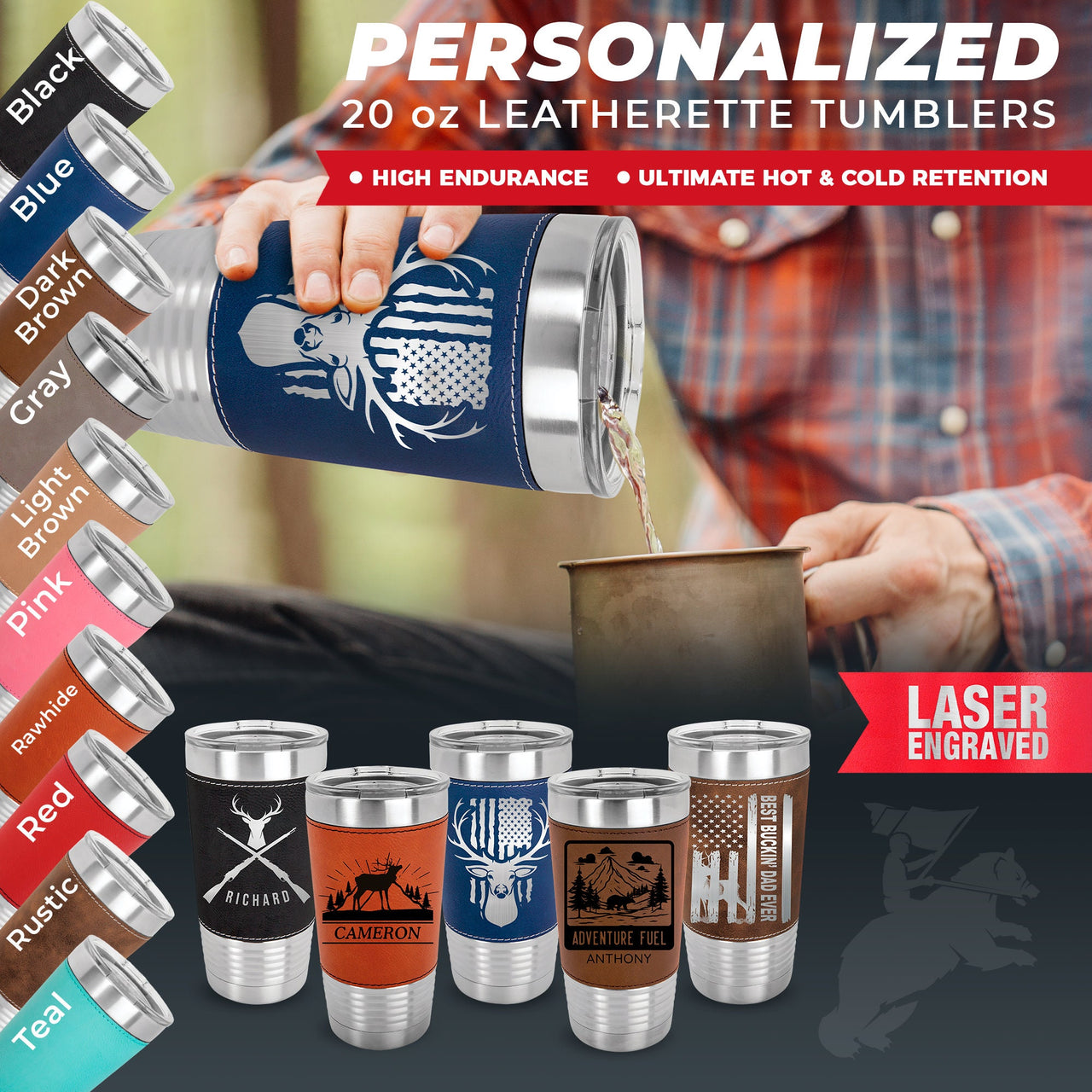 Personalized Hunting Tumbler