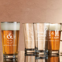 Thumbnail for Custom Beer Glass Anniversary Gifts