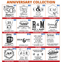 Thumbnail for Anniversary Gifts Personalized Pint Glass