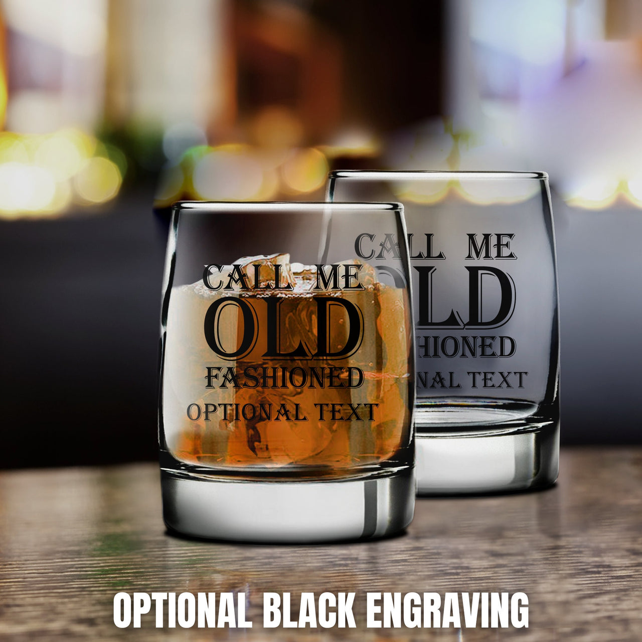 Call Me Old Fashioned Whiskey Glasses Gifts For Dad