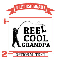Thumbnail for Reel Cool Grandpa Custom Pint Glass Fishing Gifts