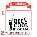 Reel Cool Husband Pint Glass Fishing Gifts