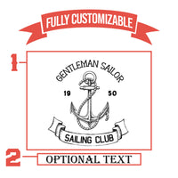 Thumbnail for Sailing Gift- Gentleman Sailor Pint Glass Fishing Gifts