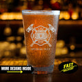 Personalized Glass Firefighter Gifts