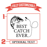 Thumbnail for Best Catch Ever Husband Anniversary Gifts Beer Glass
