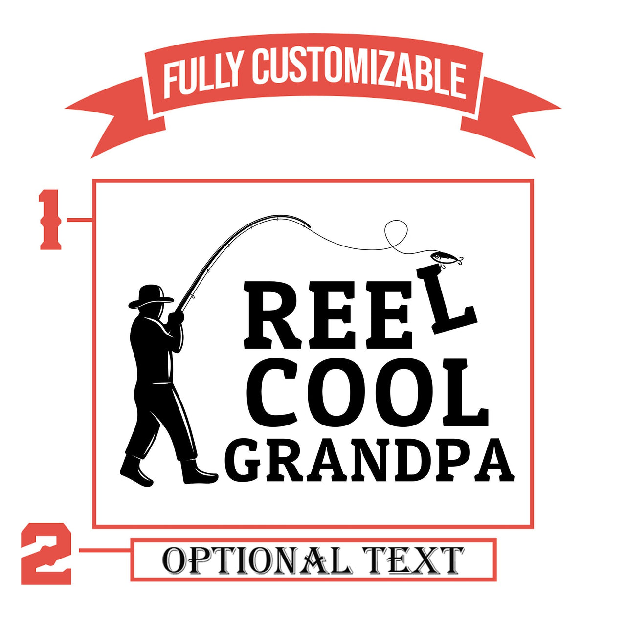 Reel Cool Grandpa Custom Tumbler