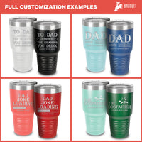 Thumbnail for Limited Edition Mostly Original Parts Custom Tumbler Gifts | Tumbler Ideas For Guys | Engraved Tumblers | Mens Tumbler Ideas | Dad Tumbler