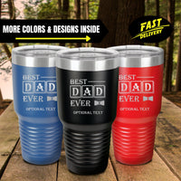 Thumbnail for Best Dad Ever With Tie Tumbler