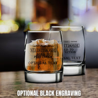 Thumbnail for Vintage Aged To Perfection Engraved Whiskey Glasses | Etched Whiskey Glass | Personalized Whiskey Glasses Gifts | Dad Gifts From Daughter