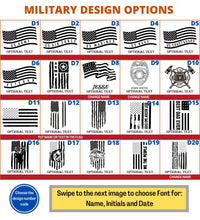 Thumbnail for Personalized American Flag Whiskey Glasses