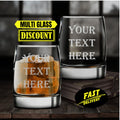 Your Text Here Custom Gifts For Employees | Appreciation Corporate Gift Ideas | Custom Whiskey Glasses | Company Logo | Custom Logo