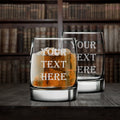 Your Text Here Custom Gifts For Employees | Appreciation Corporate Gift Ideas | Custom Whiskey Glasses | Company Logo | Custom Logo