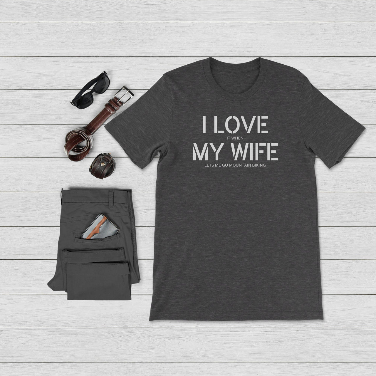 Mountain Bike Shirt Gifts for Husband