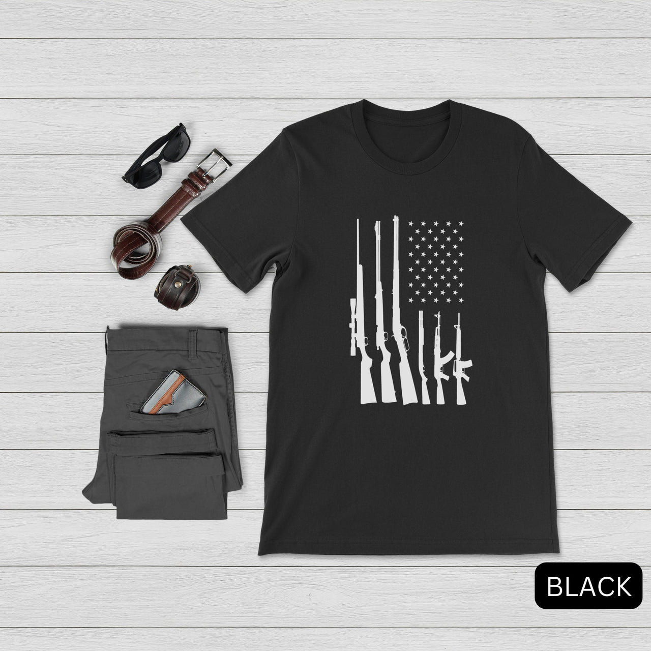 Hunting Shirt with American Flag