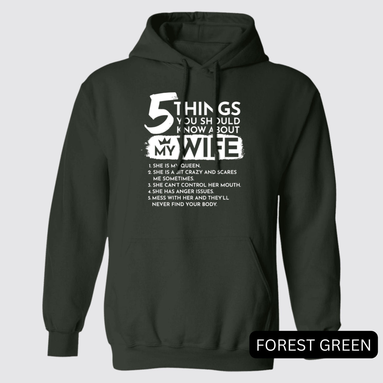 5 Things You Should Know About My Wife Hoodie