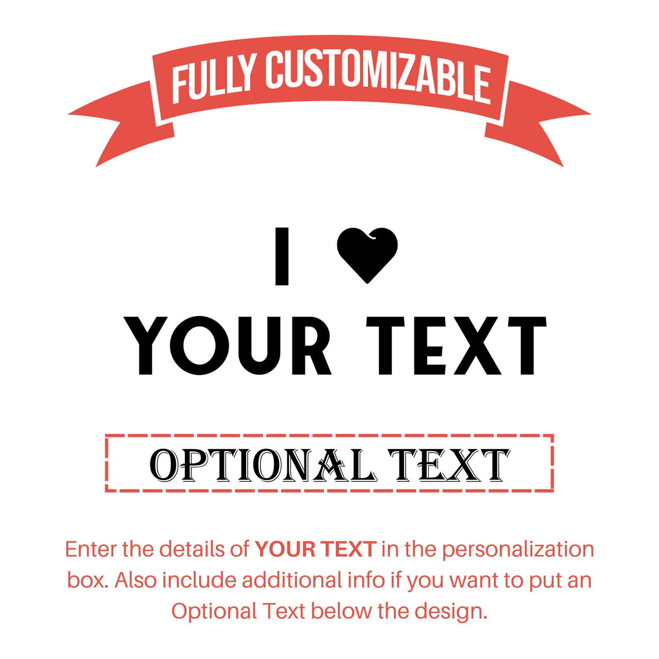 Personalized I Heart YOUR TEXT Tumbler, Custom TEXT Tumbler Gift for Valentines Day, I Heart Text Tumblers Gift for Her, Gift for Girlfriend