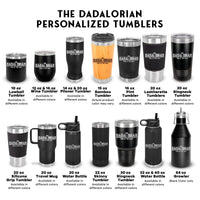 Thumbnail for Star Wars Tumbler for Dad, The Dadalorian Mugs, Funny Star Wars Cups, Humor Father's Day Gift, Galaxy Edge Dadalorian Stainless Steel Mug