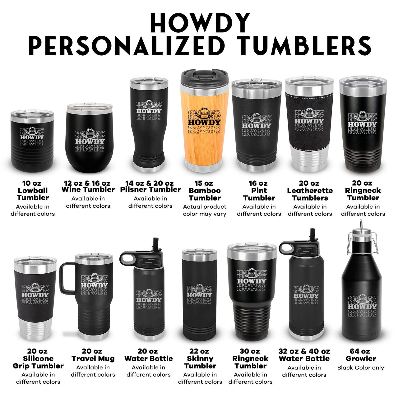 Howdy Howdy Personalized Tumbler, Howdy Coffee Tumblers, Country Girl Cup, Western Water Bottle Valentines Day, Howdy Tumblers Gift for Her