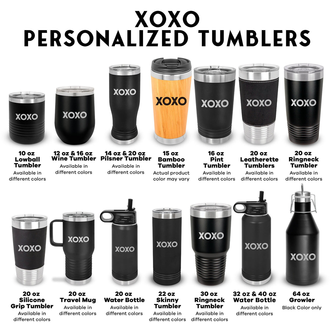 XOXO Design Tumbler