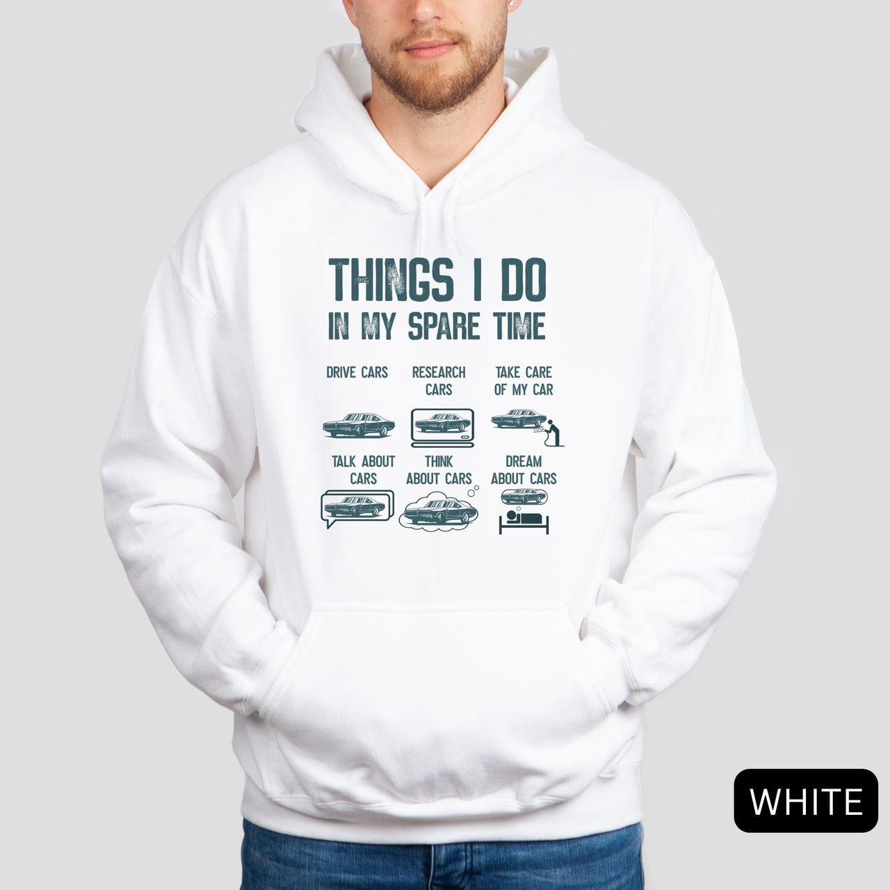 Car Lover Funny Things I Do In My Spare Time Hoodies, Sweatshirt, T-Shirts