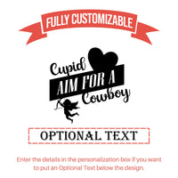 Thumbnail for Funny Cupid Aim for A Cowboy Tumbler, Cute Western Valentines Gift Tumblers, Coffee Lover, Travel Mug, Valentines Cups Gifts for Cowboy