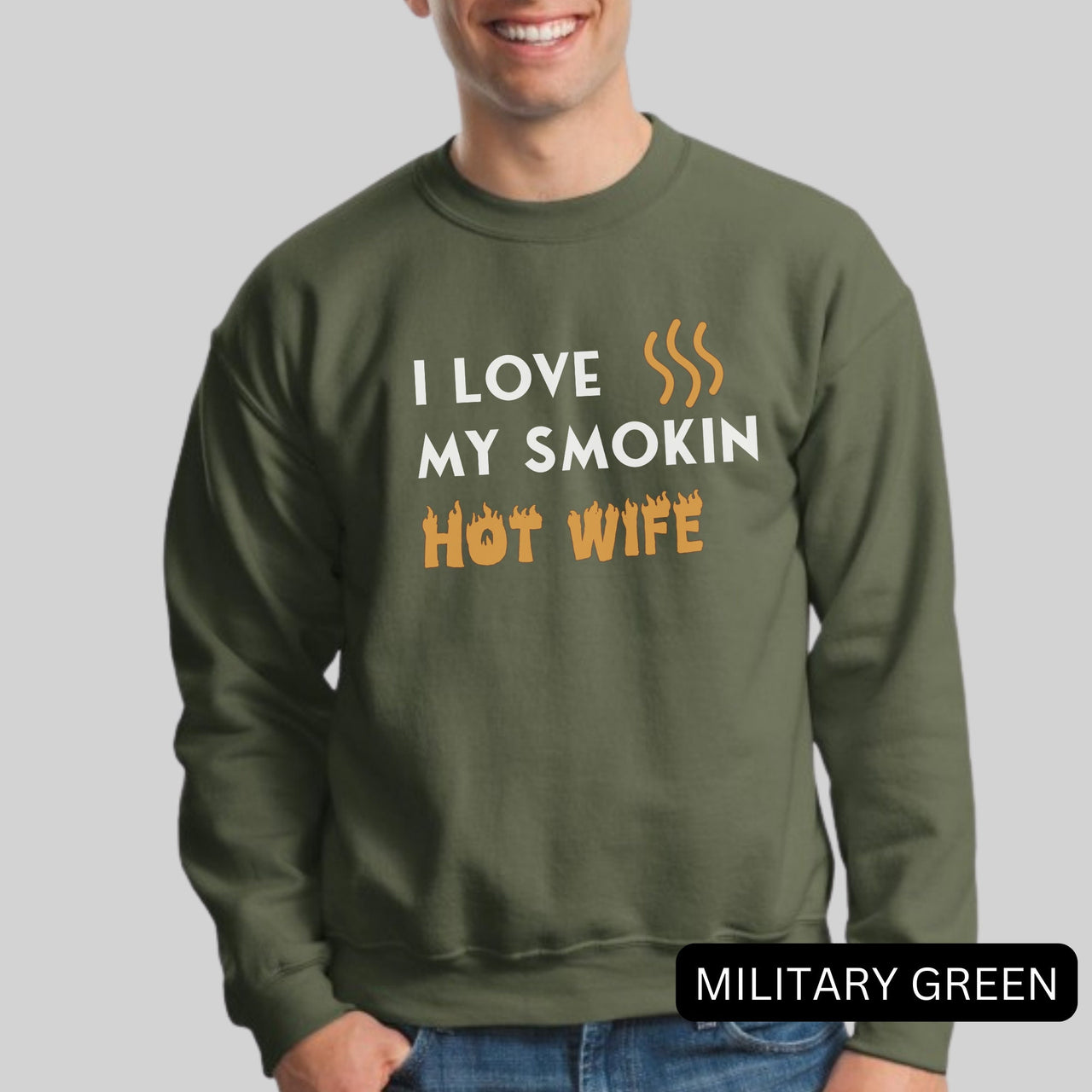 I Love My Smokin Hot Wife T-Shirt Gift for Husband
