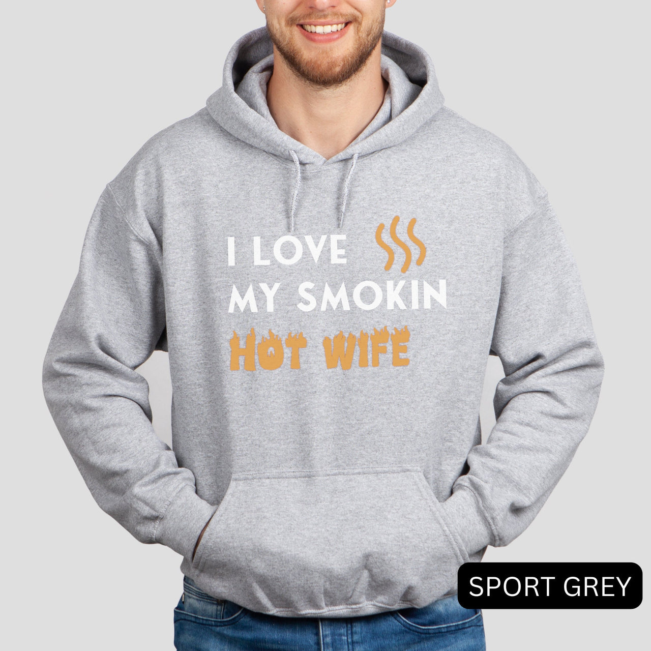 I Love My Smokin Hot Wife T-Shirt Gift for Husband