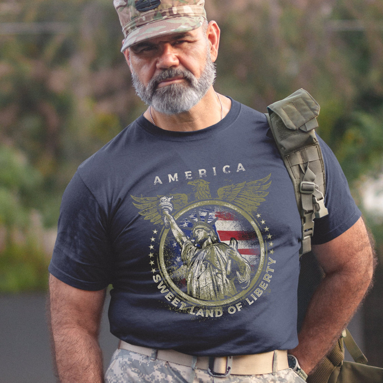 America Sweet Land of Liberty Shirt for Men