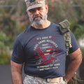 American Flag, Guns It's None of Your Damn Business What I Choose Dad Shirt