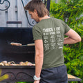 BBQ Grill Smoke Garden Logo Shirt Front Design