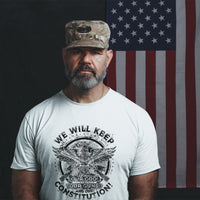 Thumbnail for We Will keep Our God, Guns, Constitution T-Shirt