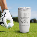 Life Is Full of Important Choices - 20oz Dimpled Golf Ball Tumbler
