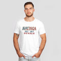 America Live It Love It or Get The Hell Out Men's USA Flag T-Shirt