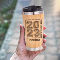 Thumbnail for Personalized Graduation Gift Tumblers, Custom Engraved Tumbler, Class of 2023 Grad Gift Skinny Tumblers, College Graduate Gifts CRU Cups
