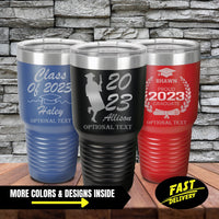 Thumbnail for Personalized Tumbler 30 oz Graduation Gift Class 2023, College Graduate Gifts for Her, Graduation Tumbler, Personalized Grad Gift for Friend