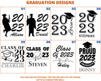 Thumbnail for Custom Tumbler Senior Graduation 2024 | Personalized Leatherette Tumbler Grad Gift