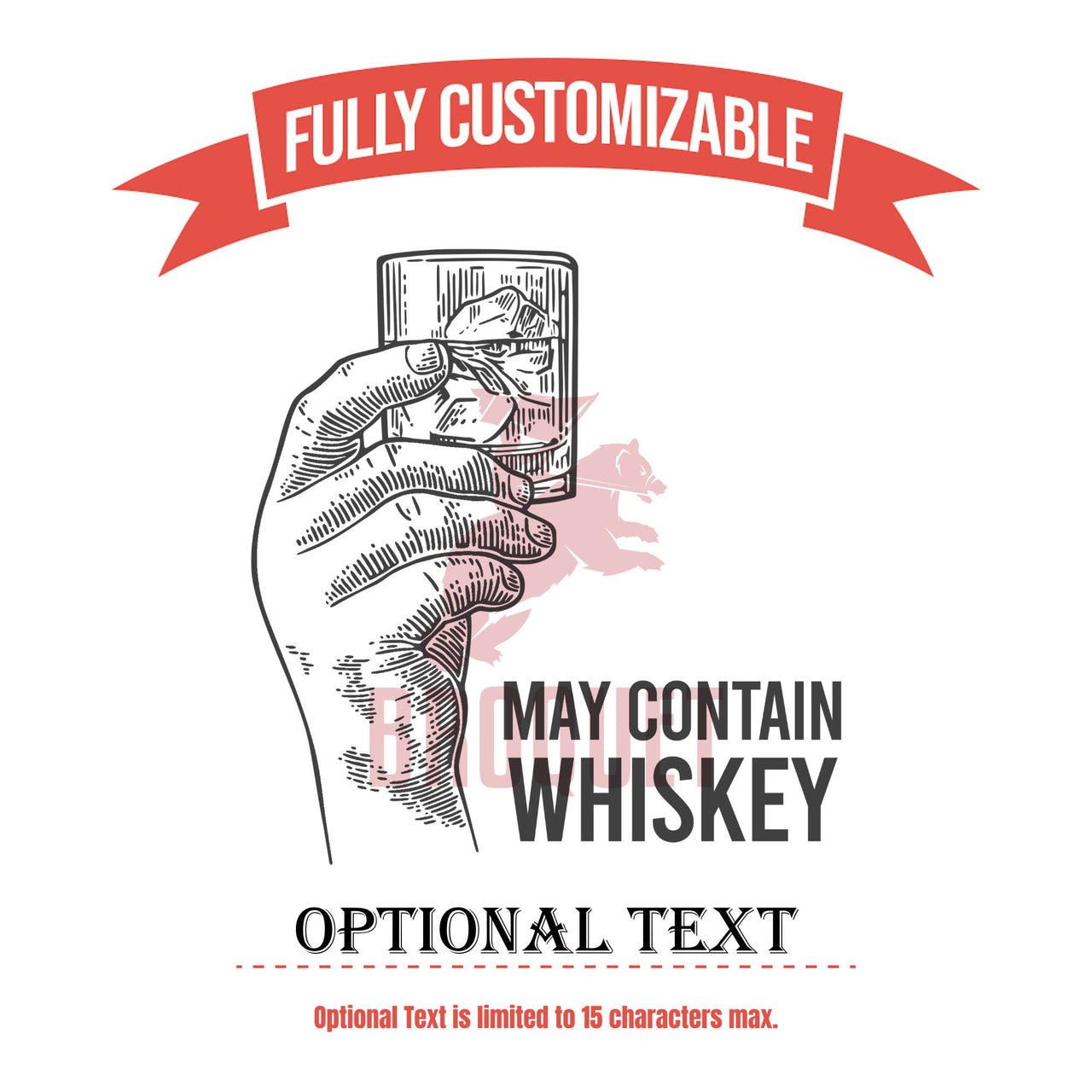 May Contain Whiskey Glassware, Personalized Bachelor Party Barware, Groomsmen Gift, Best Man Gift, Whiskey Lover, Whisky Gift, Alcohol Glass
