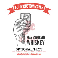 Thumbnail for May Contain Whiskey Glassware, Personalized Bachelor Party Barware, Groomsmen Gift, Best Man Gift, Whiskey Lover, Whisky Gift, Alcohol Glass