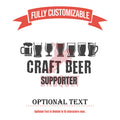 Craft Beer Tumbler Collection | Funny Beer Design Cups