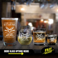 Most People Buy Their Food - I Am Not Most People Custom Engraved Glassware