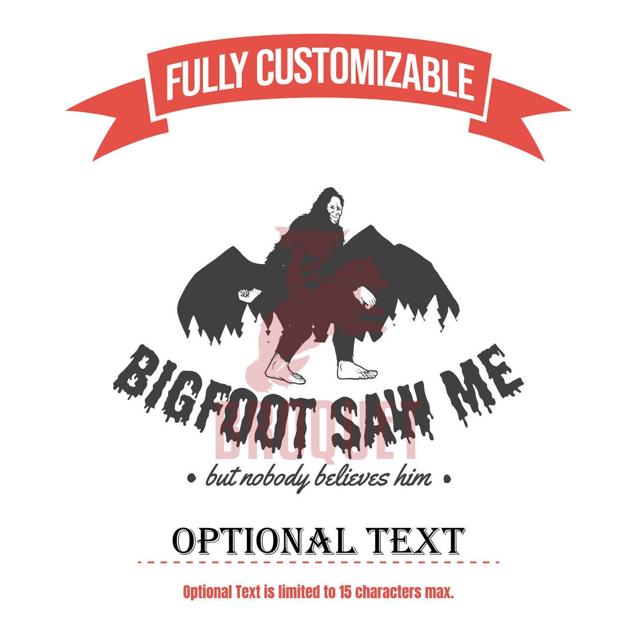 Personalized Bigfoot Saw Me but Nobody Believes Me Tumbler, Custom Engraved Tumbler with Sasquatch, Water Bottle, Skinny Tumbler Collection