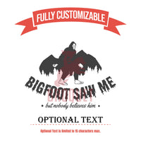 Thumbnail for Personalized Bigfoot Saw Me but Nobody Believes Me Tumbler, Custom Engraved Tumbler with Sasquatch, Water Bottle, Skinny Tumbler Collection
