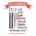 Patriotic Tumbler | I Am 1776% Sure No One Will Be Taking My Guns Tumbler