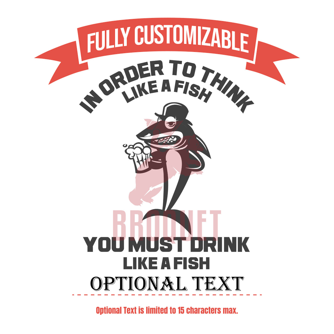 Funny Fishing Tumbler | In Order To Think Like A Fish, You Must Drink Like A Fish Fishing Cups