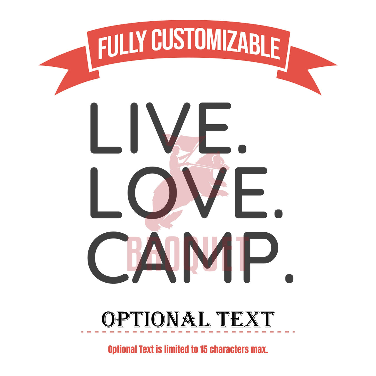 Live Love Camp Personalized Tumbler Camping Gift, Gifts for Camper Outdoor Tumblers, Custom Tumbler Trendy Camping Travel Mugs, CRU Cups