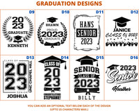 Thumbnail for Custom Tumbler Senior Graduation 2023, Personalized Leatherette Tumbler Grad Gift, Graduate Gift Class of 2023, Grad Seniors 2023 Tumblers